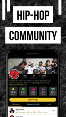 Rap Fame android App screenshot 2